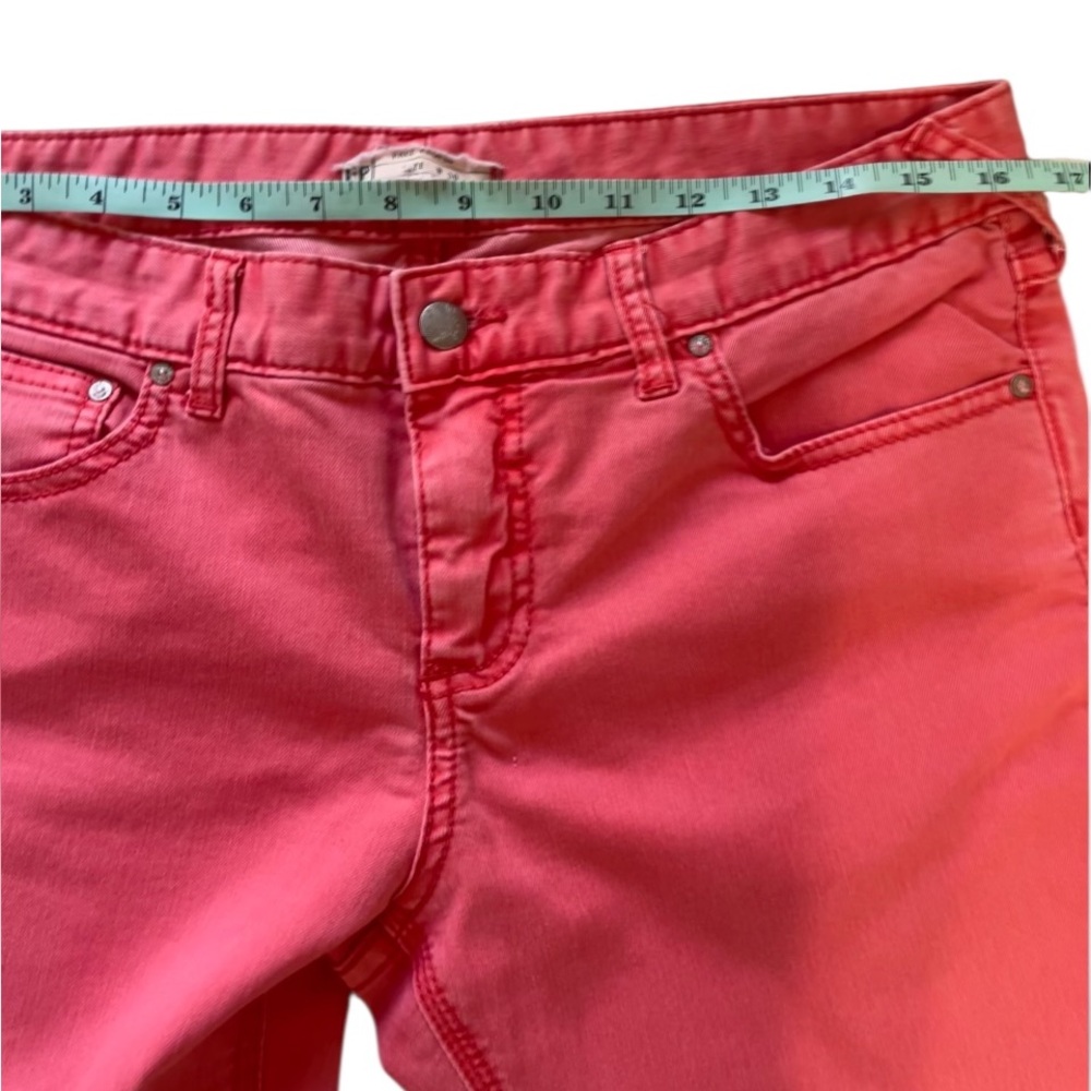 Free People Salmon, Red, orange  Skinny Midrise Jeans by Free People, size 30 - Picture 4 of 7
